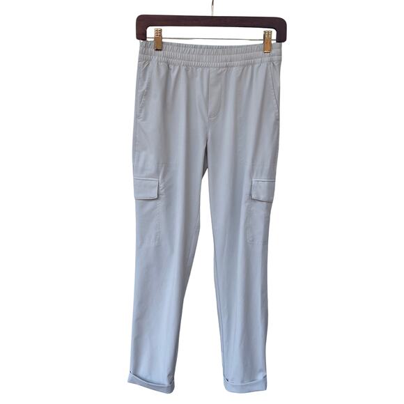 Banana Republic Standard Flyweight Cargo Jogger Pants XS in Salton Sea Cream - Picture 2 of 9